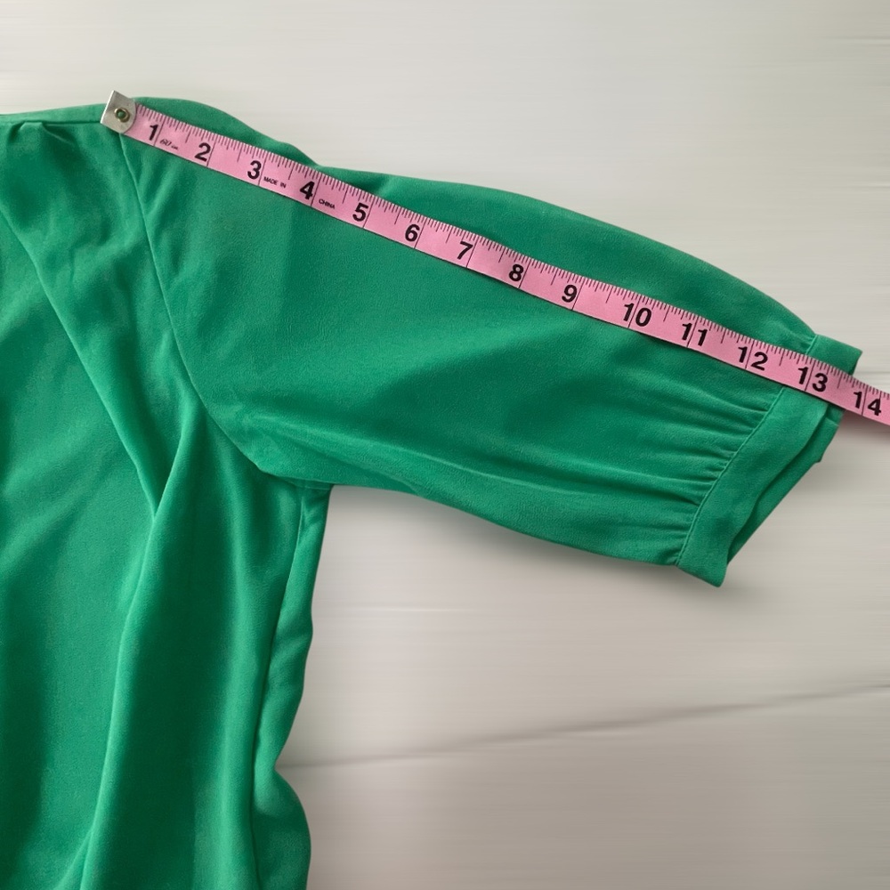 Naked Zebra Green Women's Top/Blouse - Picture 10 of 11